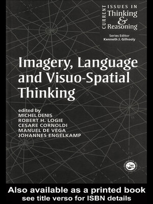 cover image of Imagery, Language and Visuo-Spatial Thinking